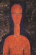 Amedeo Modigliani Red Bust (mk39) oil painting